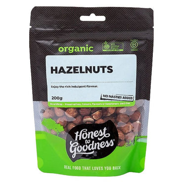 Honest To Goodness Organic Hazelnuts 200g